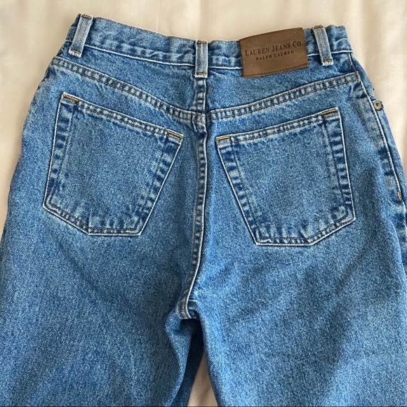 Vintage 90s Ralph Lauren Mid Rise Jeans Size 6P - Picture 3 of 3